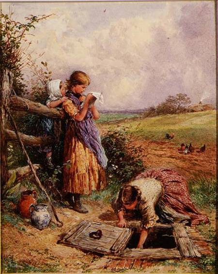 At The Well od Myles Birket Foster
