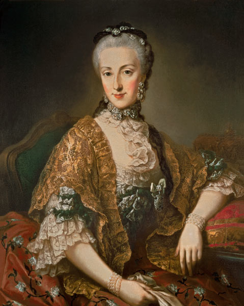 Archduchess Maria Anna Habsburg-Lothringen, called Marianne (1738-89) second child of Empress Maria od Mytens (Schule)