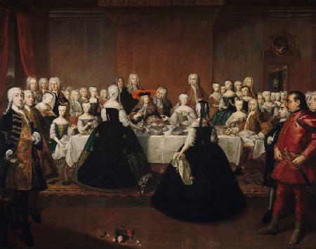 Banquet on the occasion of the wedding of Maria Theresias