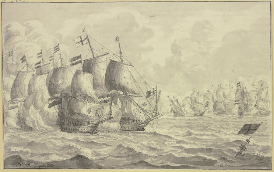 Sea battle od N. V. Kampen