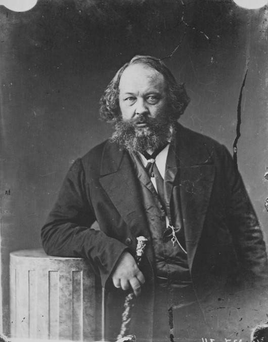 Portrait of Mikhail Alexandrovich Bakunin (1814-1876) od Nadar