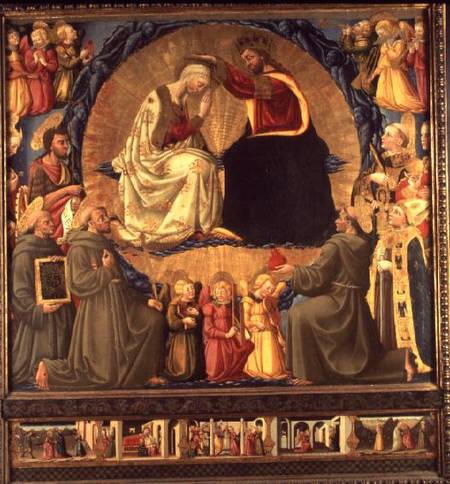 Coronation of the Virgin od Neri di Bicci