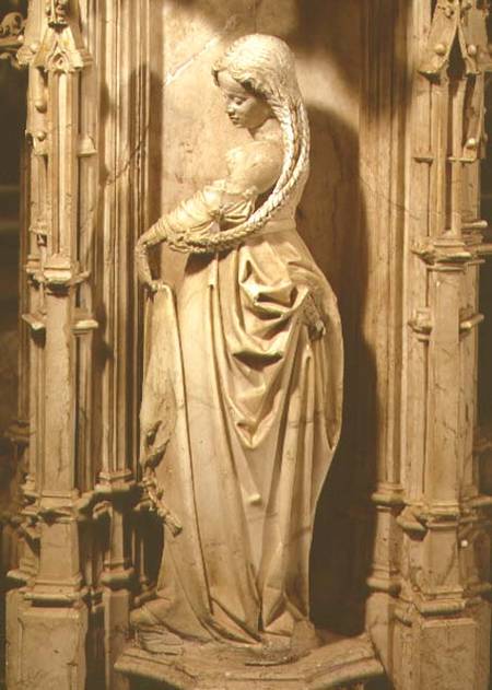 Wise virgin statuette from the tomb of Philibert the Fair (1480-1504) Duke of Savoy od Netherlandish School