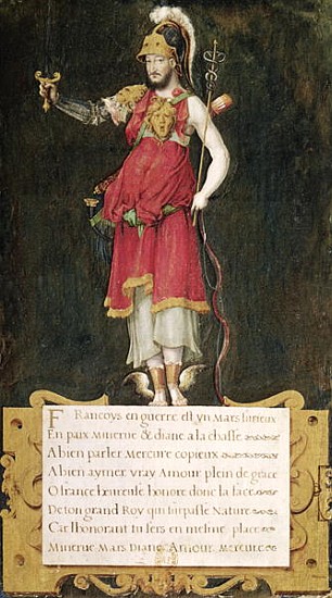 Francois I (1494-1547) as a composite deity od Nicolas Belin