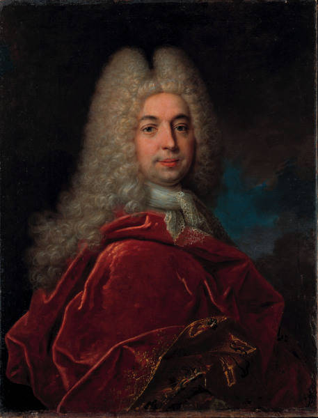 N.de Largilliere / Portrait of a man od Nicolas de Largilliere