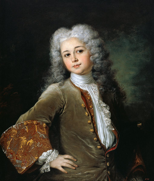 Portrait of a Young Man with a Wig od Nicolas de Largillière