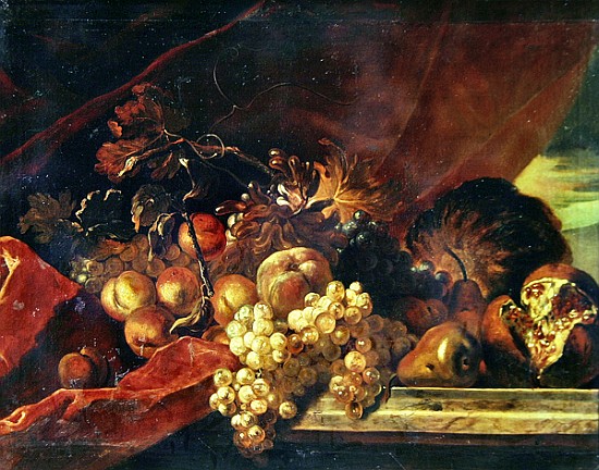 Still life of fruit od Nicolas de Largilliere