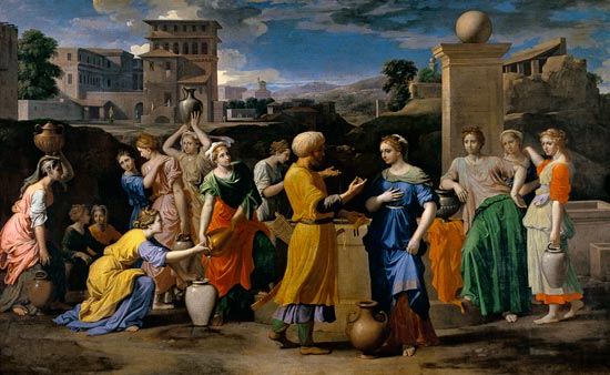 Rebecca and Elieser od Nicolas Poussin
