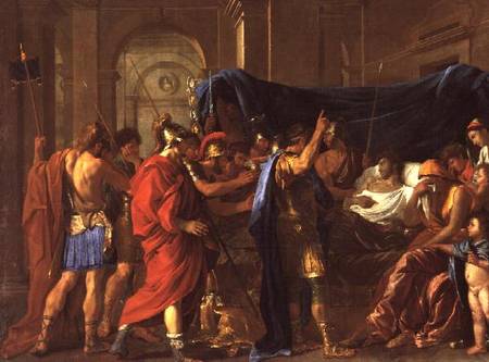 The Death of Germanicus od Nicolas Poussin