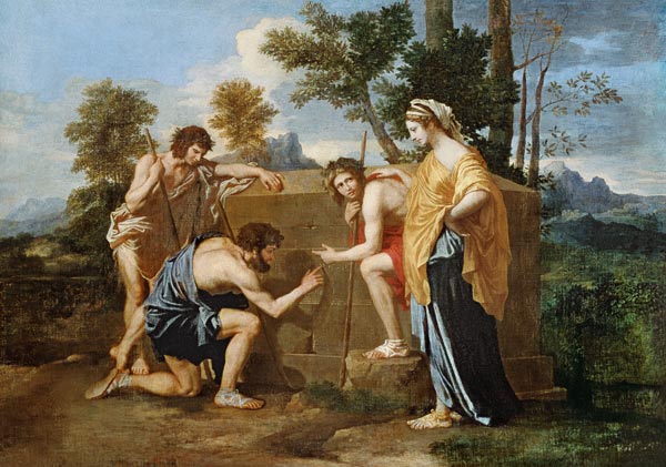 Shepherds in Arcadia od Nicolas Poussin