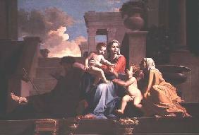 Holy Family on the Steps