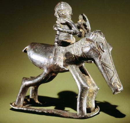 Equestrian Figure, Edo Culture, Benin od Nigerian