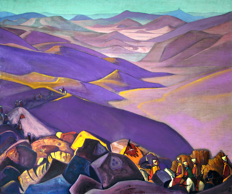 Mongolia. Genghis Khan's Campaign od Nikolai Konstantinow. Roerich