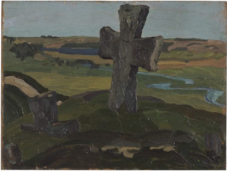 Isborsk. Truwor-Kreuz od Nikolai Konstantinow. Roerich