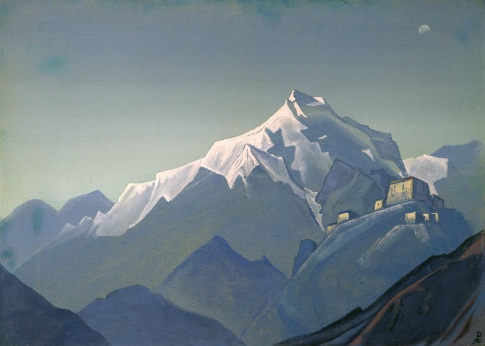 Tibet: A Monastery od Nikolai Konstantinow. Roerich