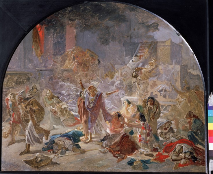 The Destruction of the Temple of Jerusalem od Nikolai Nikolajewitsch Ge