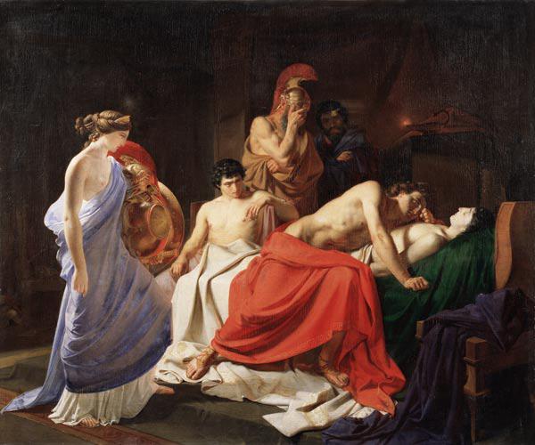 Achilles Lamenting the Death of Patroclus