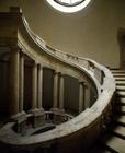 The 'Palazzetto' (Little Palace) detail of the top of the spiral staircase, designed by Ottaviano Ma