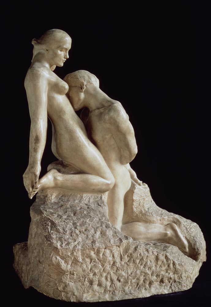 The Eternal Idol by Auguste Rodin (1840-1917), c.1889 (marble) (see also 83648) od 