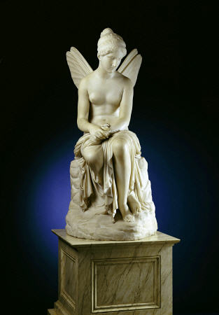 An Important Italian White Marble Figure Of Psyche Abandoned od 