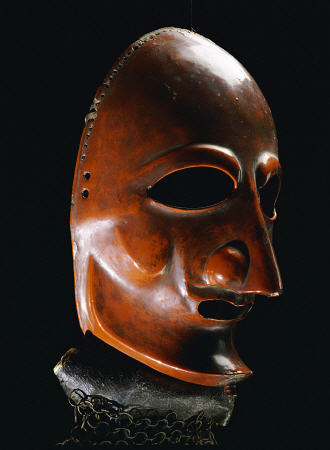 A Rare Somen (Japanese Full Face Mask) Momoyama Period (Late 16th / Early 17th Century) od 