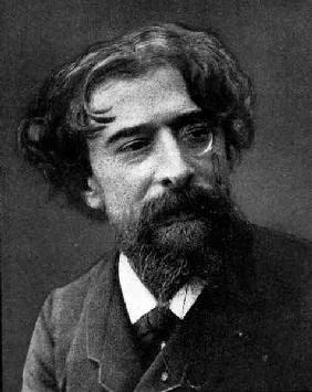 Alphonse Daudet (1840-97) (b/w photo) 