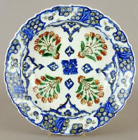 An Iznik Pottery Dish