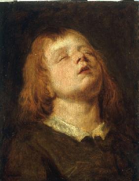 A.v.Dyck Circle /Sleeping Boy/ Ptg./ C17