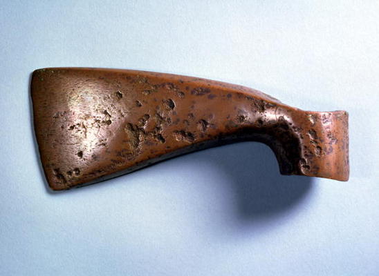 Axe from Vucedol, Pakrac, Slavonia, Bronze Age, c.2000-1000 BC (bronze) od 