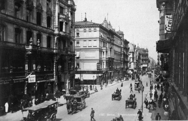 Berlin,Friedrichstrasse to the North od 