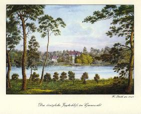 Berlin,Blick auf Jagdschloß Grunewald