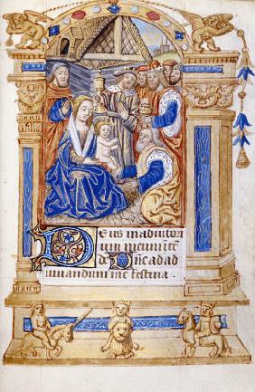 Book Of Hours, Use Of Paris, In Latin With Prayers In French