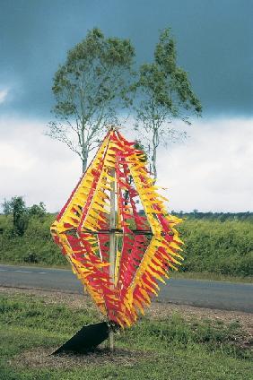 Colourful flags and banners (photo) 