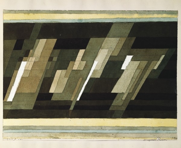 Diagonal-Medien, 1922 (w/c over pencil on paper)  od 