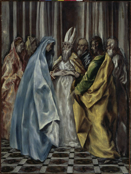 The Marriage of Mary / El Greco od 