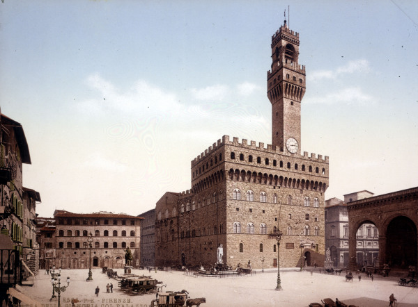 Florence,Piazza della Signoria od 