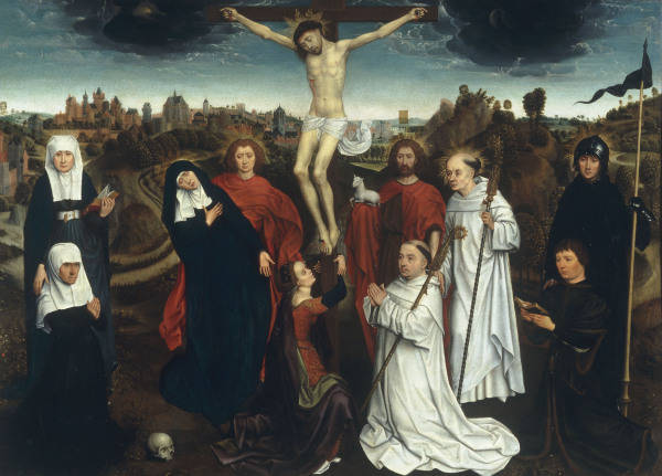 H.Memling Copy / Crucifixion / Paint. od 