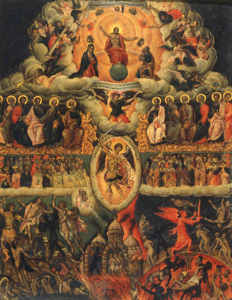 Last Judgement / Greek Icon / C17th od 