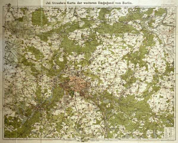 Map of Berlin and surroundings od 