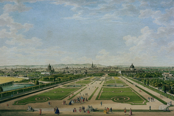 Vienna from the Upper Belvedere od 