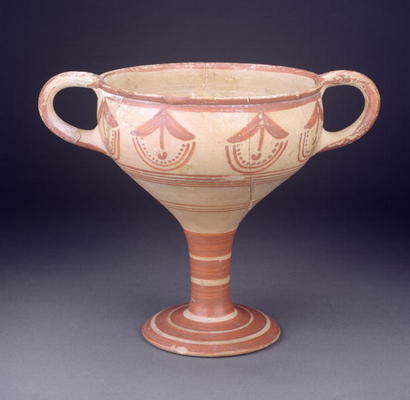 Kylix, Rhodes, Mycenaean, Greece, c.1500 (painted earthenware) od 