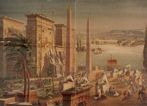 Luxor in Pharaonic Times , School Mural od 