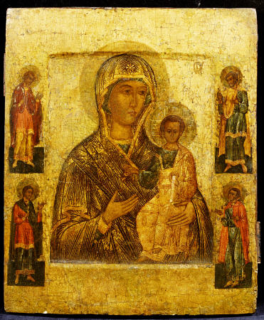 Mother Of God Smolenskaia, Possibly Novgorod School od 