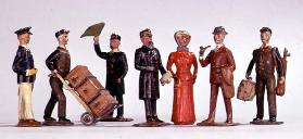 Model Railway Figures, c.1908 (lead)