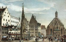 Nürnberg, Markt / Rauch nach Lange