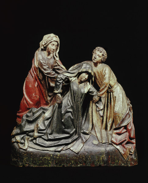 Ohnmacht Mariae / Skulptur, 15.Jh. od 
