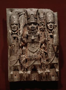 Oba with Attendants / Benin / Nigeria