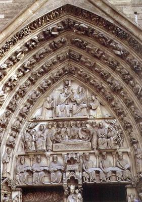 Portal of the Virgin, west facade, c.1155-c.1235 (photo) od 