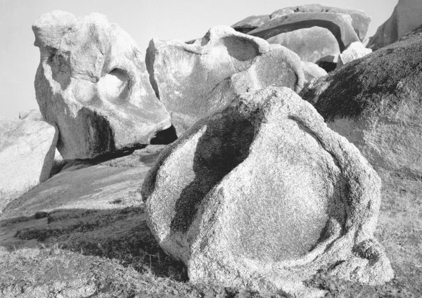 Rocks at Idar (b/w photo)  od 