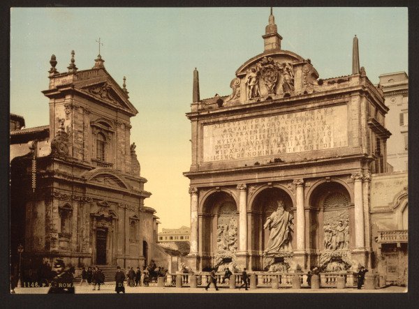 Italy, Rome, Fontana Acqua Felice od 